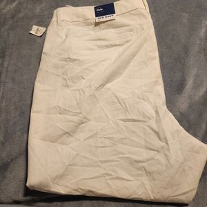 Old Navy Womens Plus Size White Chinos Pants